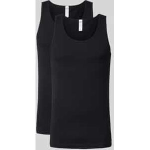 Tanktop met labeldetail