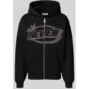 Sweatjack met labelprint