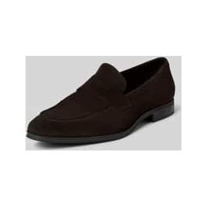 Penny loafers van echt leer, model 'Theon'