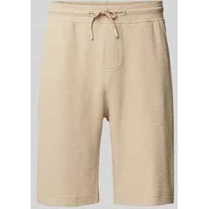 Regular fit korte cargobroek van katoenmix