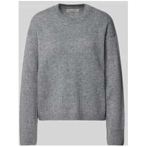 Loose fit gebreide pullover van scheerwolmix