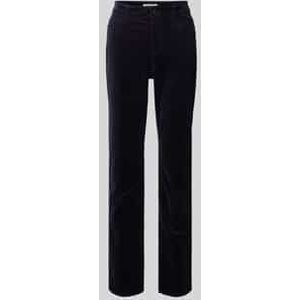 Slim fit corduroy broek in 5-pocketmodel