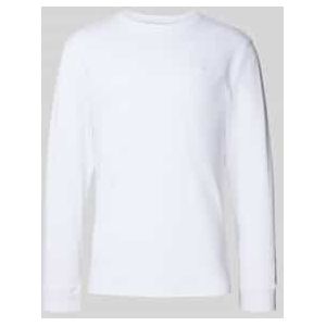 Shirt met lange mouwen en ribboorden