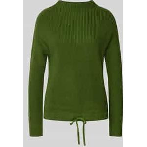 Gebreide pullover met ribboorden