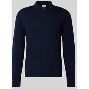 Gebreide pullover met polokraag