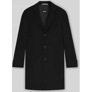 BOSS - HYDE - Wollen Jas - Slim Fit - Effen/Gemêleerd