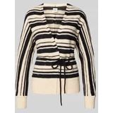 Brax - Model 'ANIQUE' - Damesjack - Gebreide Look - Met Wol