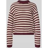 Y.a.s - Yasporta LS Knit - Pullover - Bruin