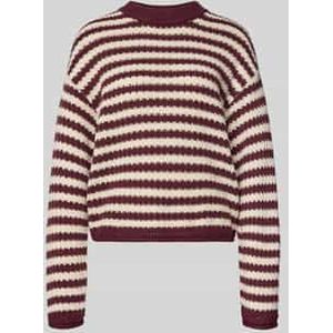 Y.a.s - Yasporta LS Knit - Pullover - Bruin