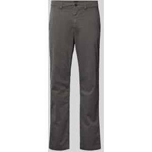 Regular fit chino met ceintuurlussen