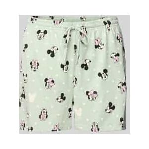 Relaxed fit korte pyjamabroek met tunnelkoord