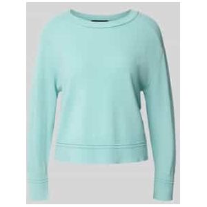 Gebreide pullover van een mix van scheerwol en kasjmier