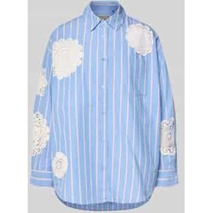 Relaxed fit overhemdblouse van puur katoen, model 'IDENTICAL'