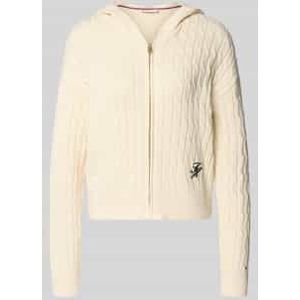 Comfort fit gebreid jack van puur katoen, model 'CALICO'