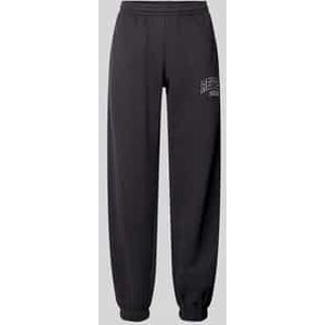 Sweatpants met labelprint