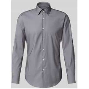 Slim fit zakelijk overhemd met kentkraag, model 'HANK'