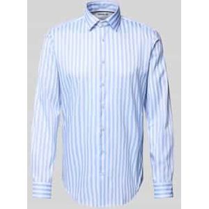 Slim fit zakelijk overhemd met kentkraag