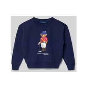 Sweatshirt met labelprint