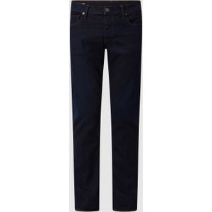 Straight tapered fit jeans met stretch, model '3301'