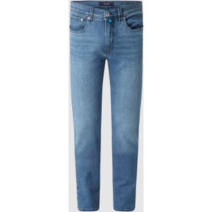 Tapered fit jeans met stretch, model 'Lyon' - 'Futureflex'