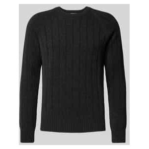 Wollen pullover met kasjmier