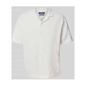 Regular fit vrijetijdsoverhemd van katoenmix met linnen