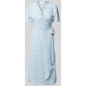 Midi-wikkeljurk, model 'Peony'