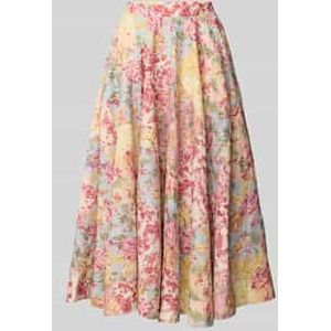 Midirok met broderie anglaise