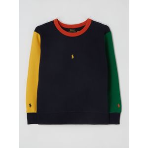 Sweatshirt in colour-blocking-design