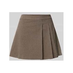 Gina Tricot - Minirok - Geplooide Look - Elastische Materiaalmix met Viscose