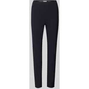 Stoffen broek met smalle pasvorm van crêpe