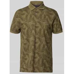 Tommy Hilfiger Polo Leaf Aop Army heren