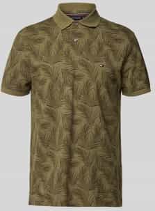 Tommy Hilfiger Polo Leaf Aop Army heren