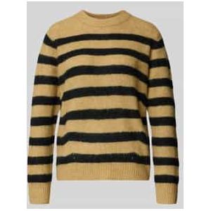 Gebreide pullover met ronde hals, model 'THORA'