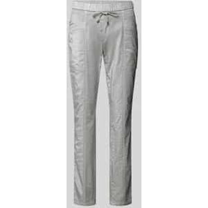 Regular fit joggingbroek met tunnelkoord, model 'Sue'