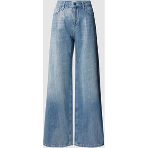 Jeans met labelpatch, model 'BELLFLOWER'