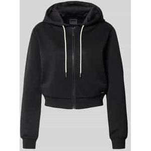 Sweatjack met capuchon, model '3D PEONY'