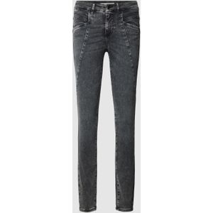 Skinny fit jeans in used-look, model 'ANA'