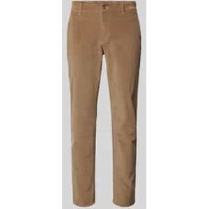 Regular fit corduroy broek met steekzakken, model 'FABIO'