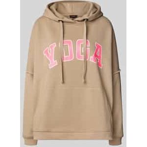 Oversized hoodie van puur katoen met kangoeroezak