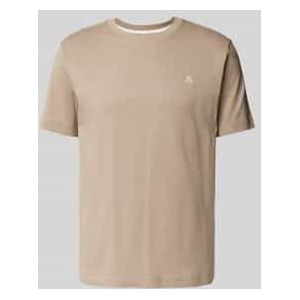 Regular fit T-shirt van puur katoen met logoprint