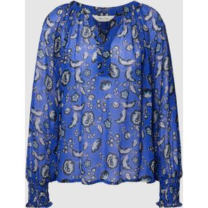 Blouse met all-over motief, model 'Ketta'