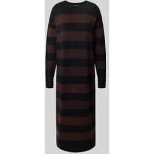 Gebreide jurk met ronde hals