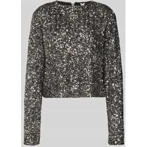 Blouseshirt met ronde hals