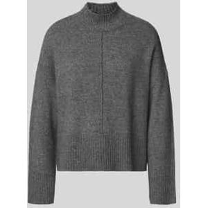 Relaxed fit gebreide pullover met wol, model 'WHITNEY'