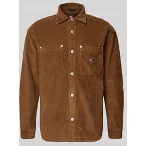 Tommy Jeans - Ribcordoverhemd - Effen - Relaxed Fit - Puur Katoen