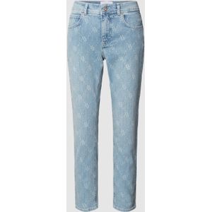 Jeans met all-over print, model 'ORNELLA'