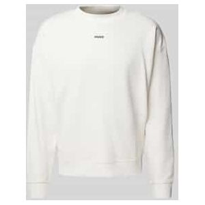 Sweatshirt met labeldetail, model 'Dapocrew'