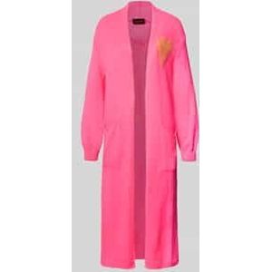 Lange cardigan met steekzakken