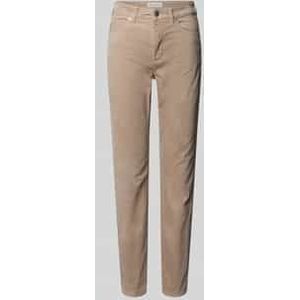 Slim fit stoffen broek van katoenmix, model 'ALKEA'